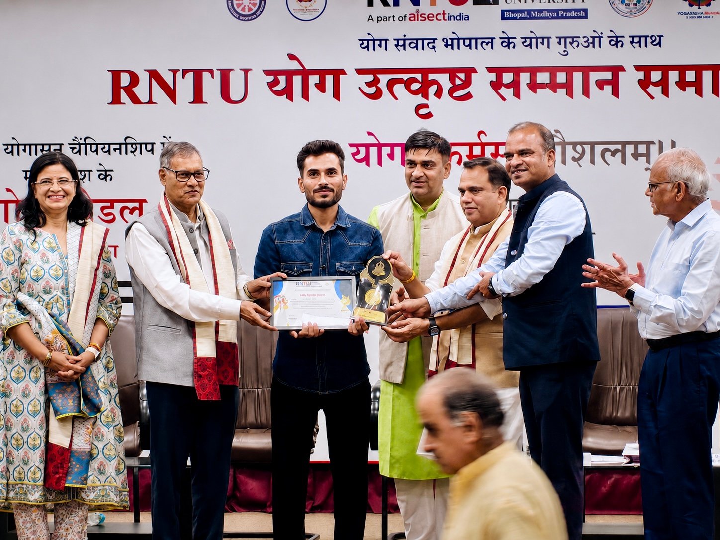 Yog Karmveer Award by RNTU Bhopal